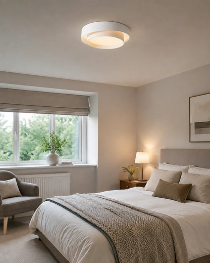 Modern Concentric Ring LED Flush Mount Ceiling Light