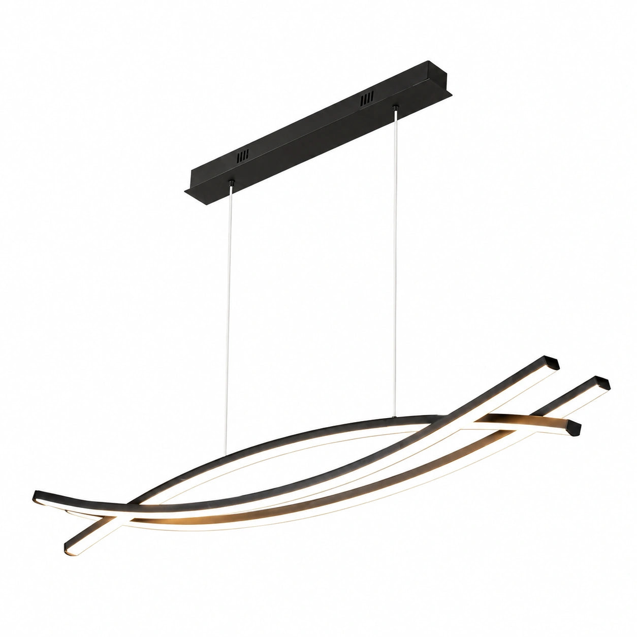 Modern LED Pendant Light, Adjustable Height