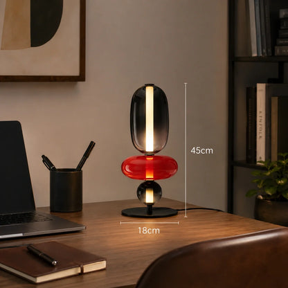 Modern Stained Glass LED Table and Floor Lamp