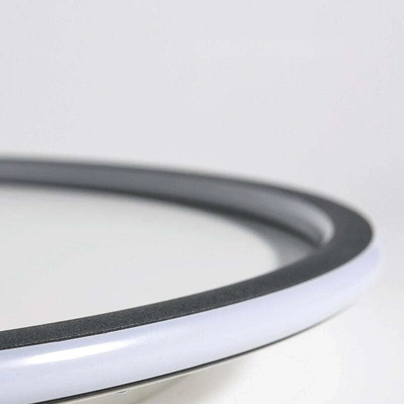 Round Scandi Aluminium LED Ceiling Light