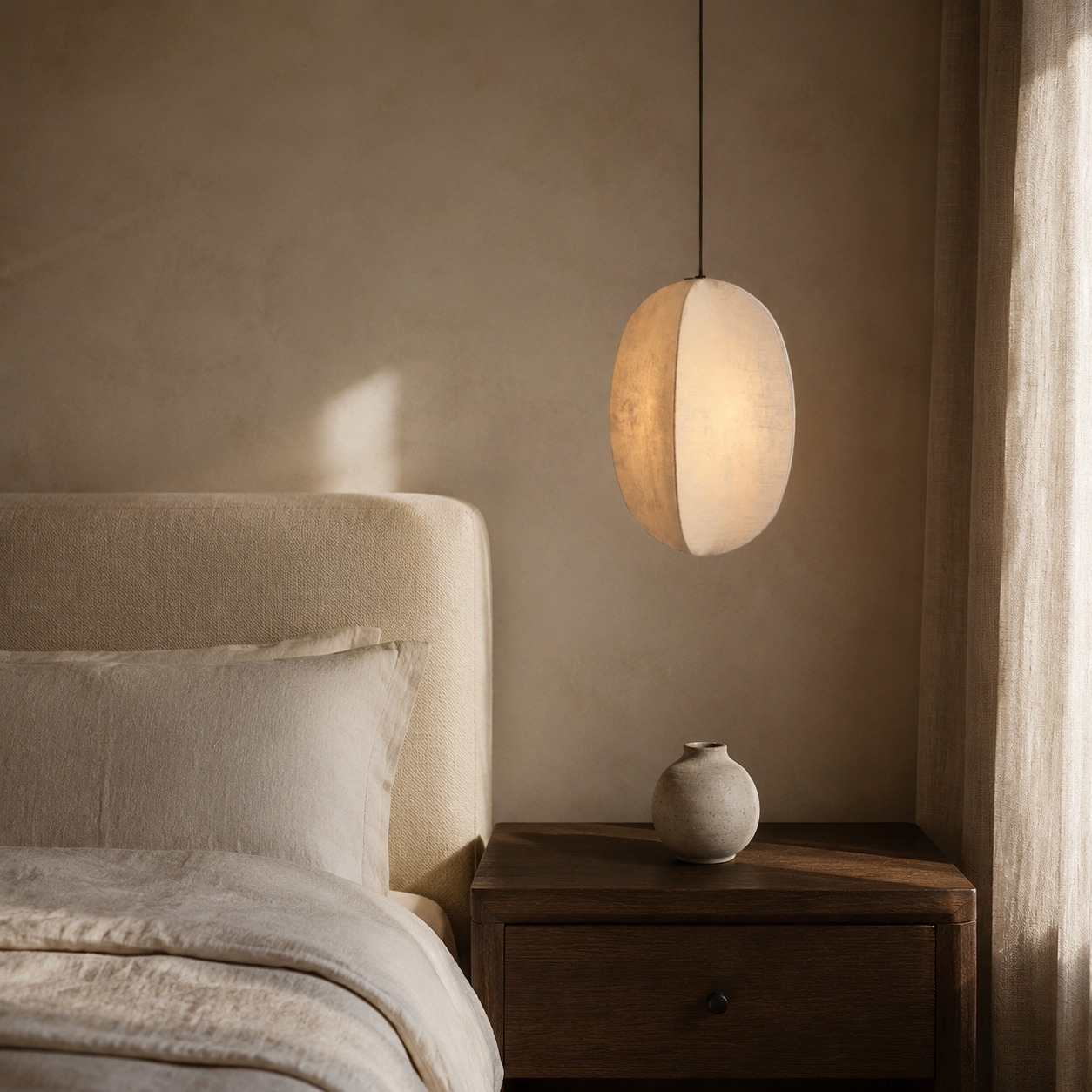 Wabi Sabi Silk LED Pendant Light