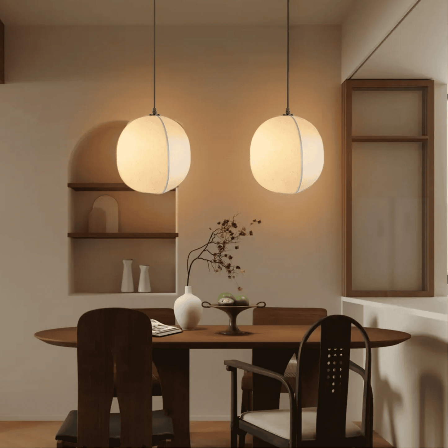 Wabi Sabi Silk LED Pendant Light