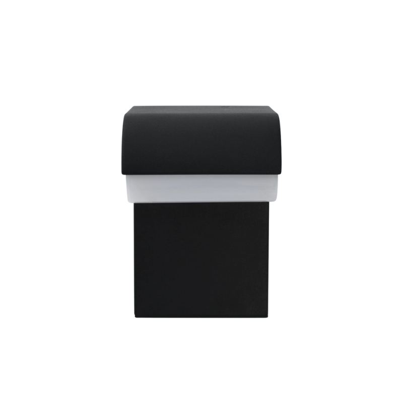 Outdoor LED Wall Light 9W Black Aluminum Fixture