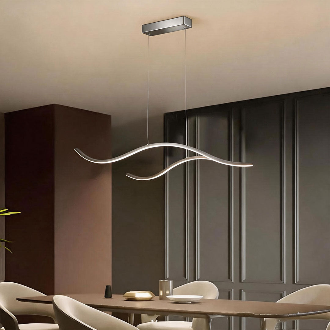Linear LED Pendant Light for Dining Table