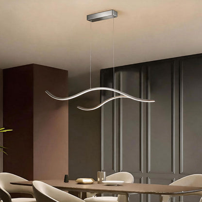 Linear LED Pendant Light for Dining Table
