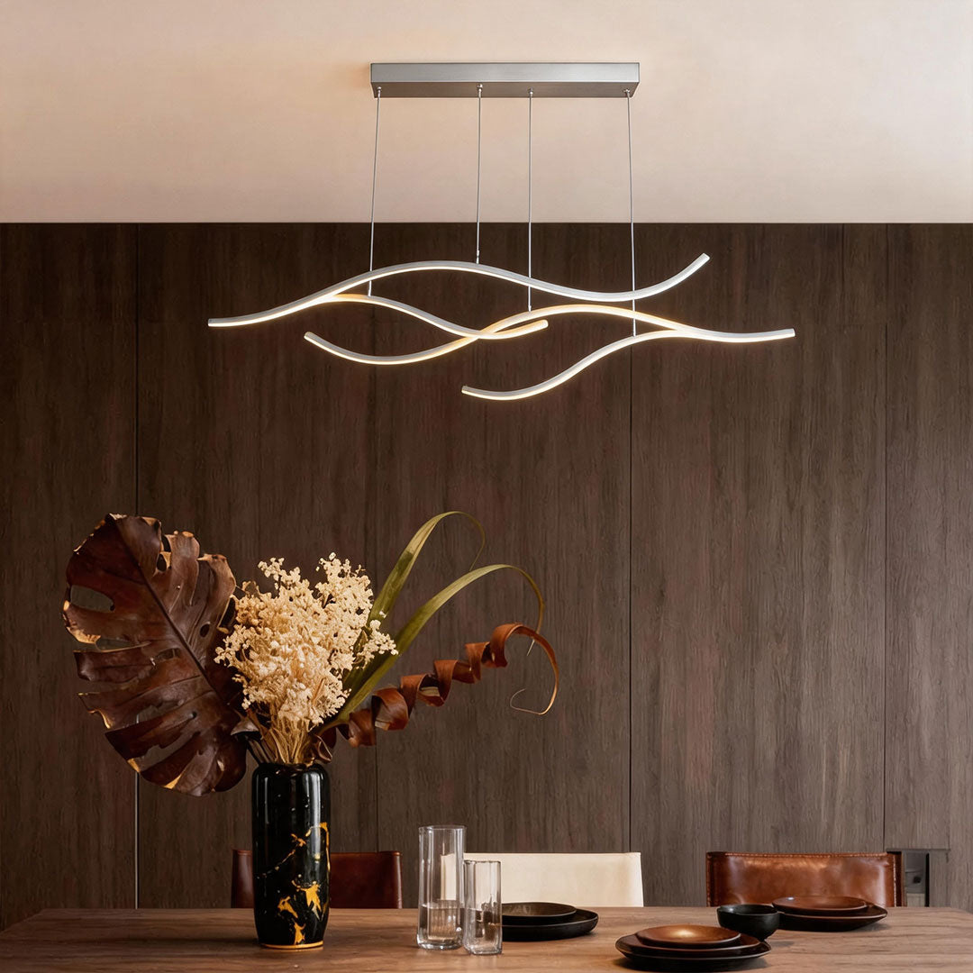 Linear LED Pendant Light for Dining Table