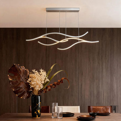 Linear LED Pendant Light for Dining Table