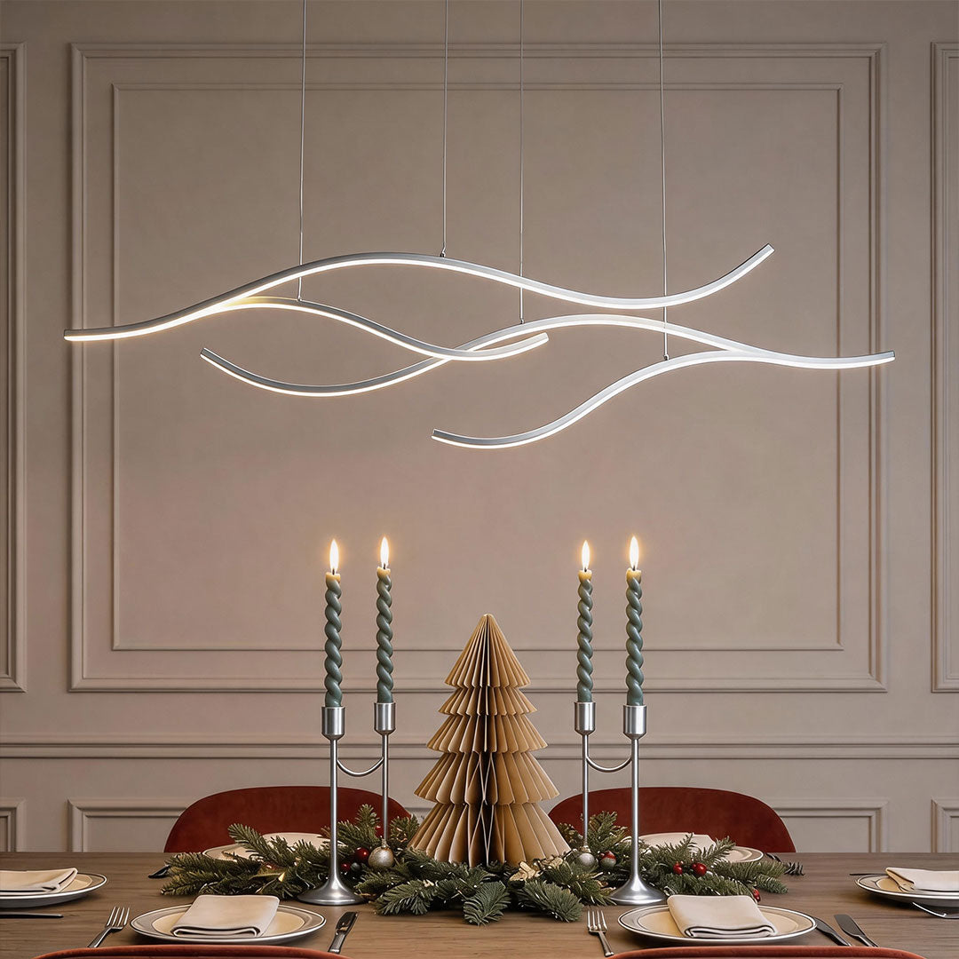 Linear LED Pendant Light for Dining Table