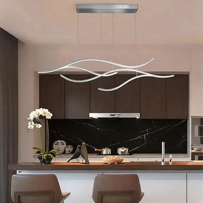 Linear LED Pendant Light for Dining Table