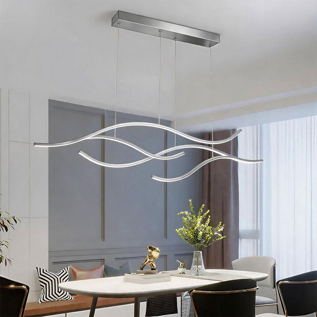 Linear LED Pendant Light for Dining Table