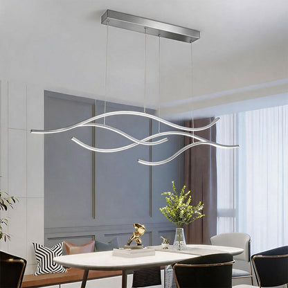 Linear LED Pendant Light for Dining Table
