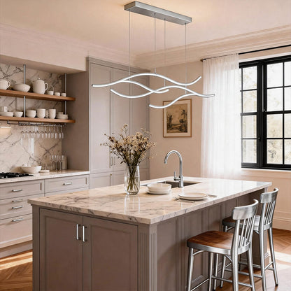 Linear LED Pendant Light for Dining Table