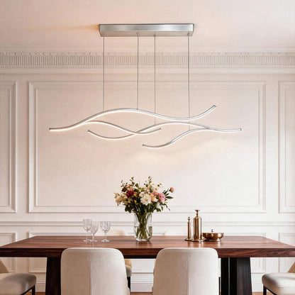 Linear LED Pendant Light for Dining Table