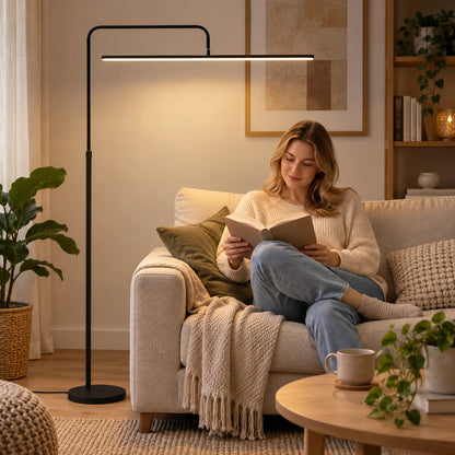 Adjustable LED Floor Lamp with Remote Control