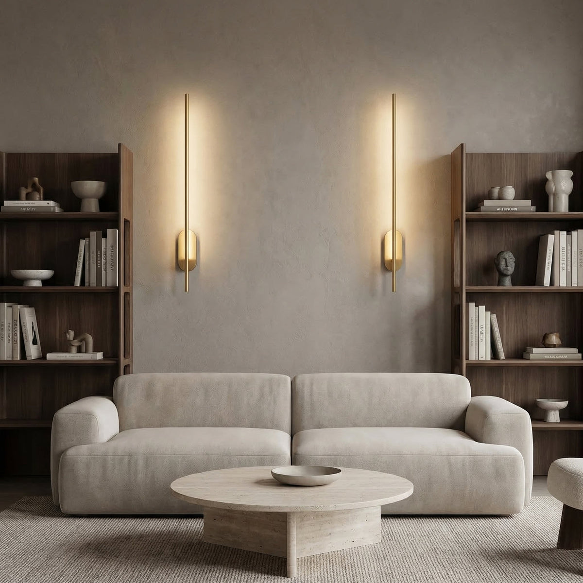 Adjustable Linear LED Wall Light with Oval Base — product view 1