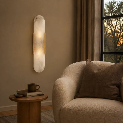 Natural Marble Wall Sconce