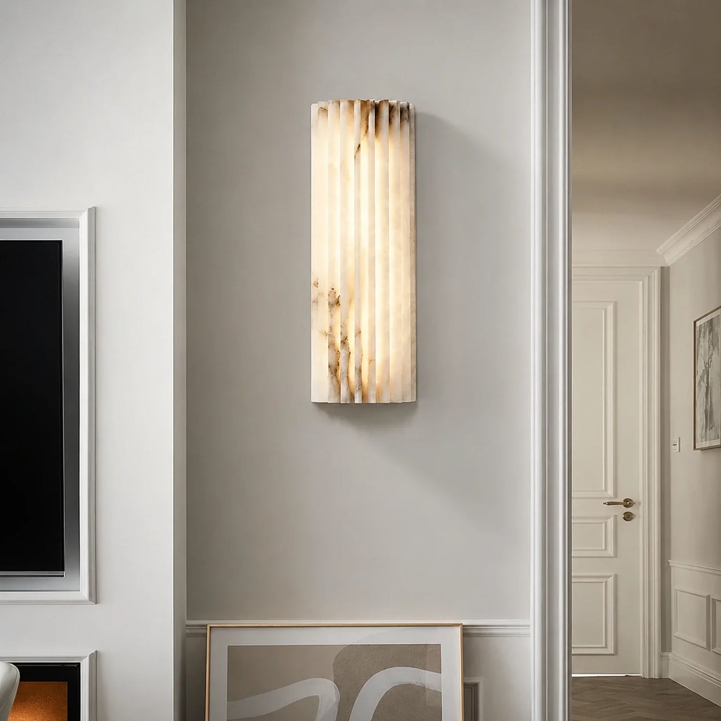 Natural Marble LED Wall Sconce