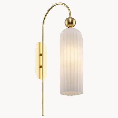 Arched Wall Sconce with Cylinder Shade — product view 38