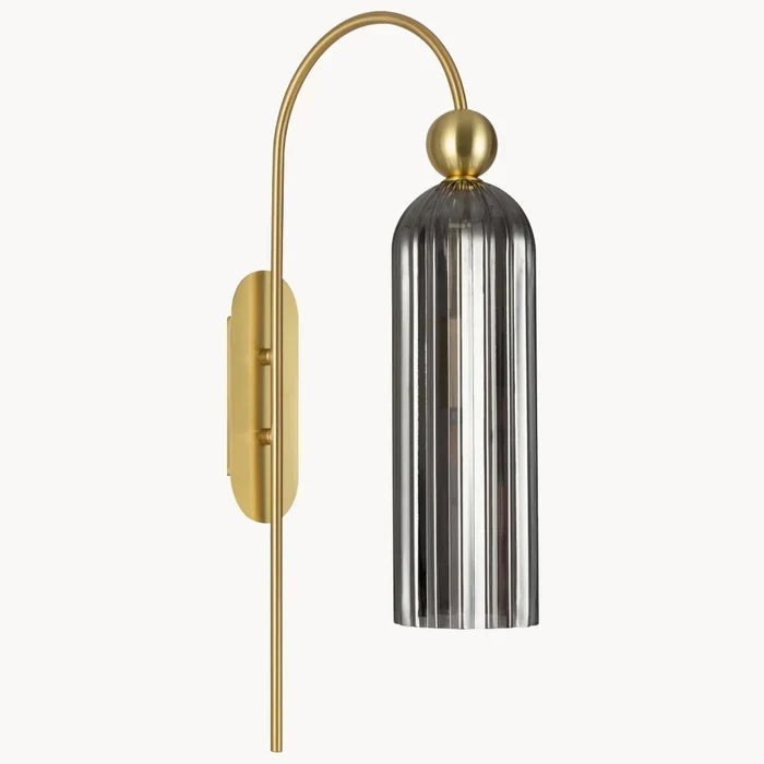 Arched Wall Sconce with Cylinder Shade — product view 40