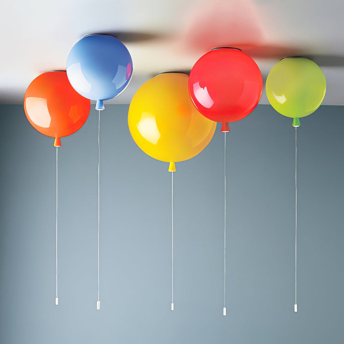 Balloon-Shaped Acrylic Flush Mount Ceiling Light