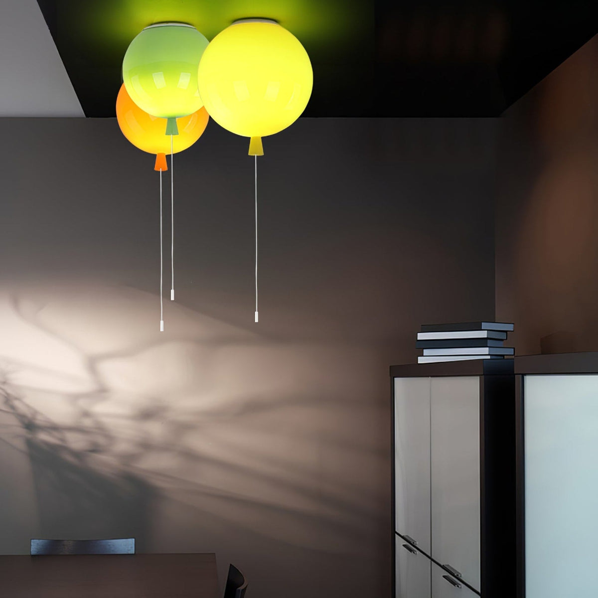Balloon-Shaped Acrylic Flush Mount Ceiling Light