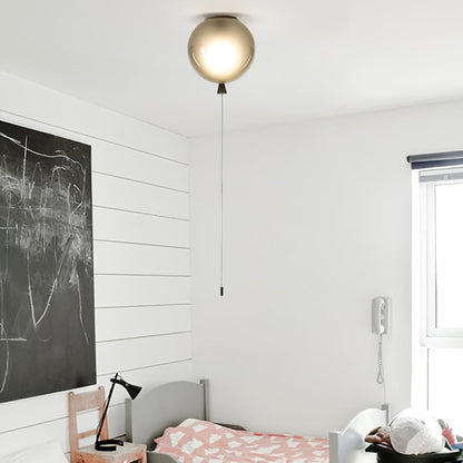 Balloon-Shaped Acrylic Flush Mount Ceiling Light