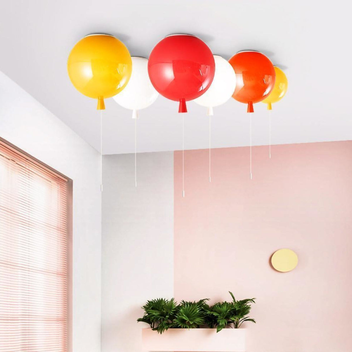 Balloon-Shaped Acrylic Flush Mount Ceiling Light