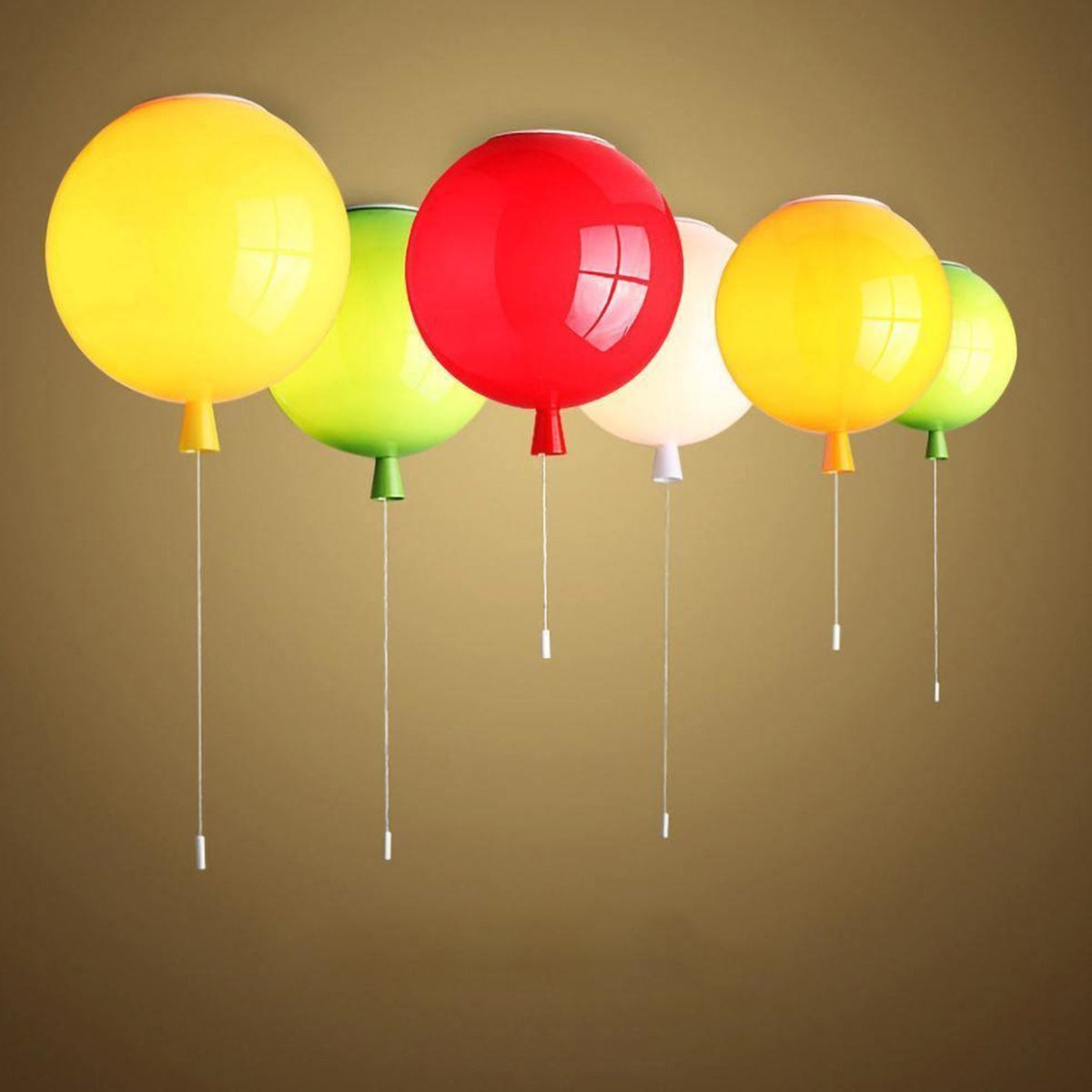 Balloon-Shaped Acrylic Flush Mount Ceiling Light