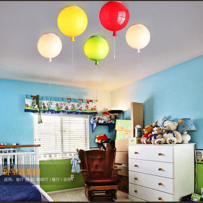 Balloon-Shaped Acrylic Flush Mount Ceiling Light