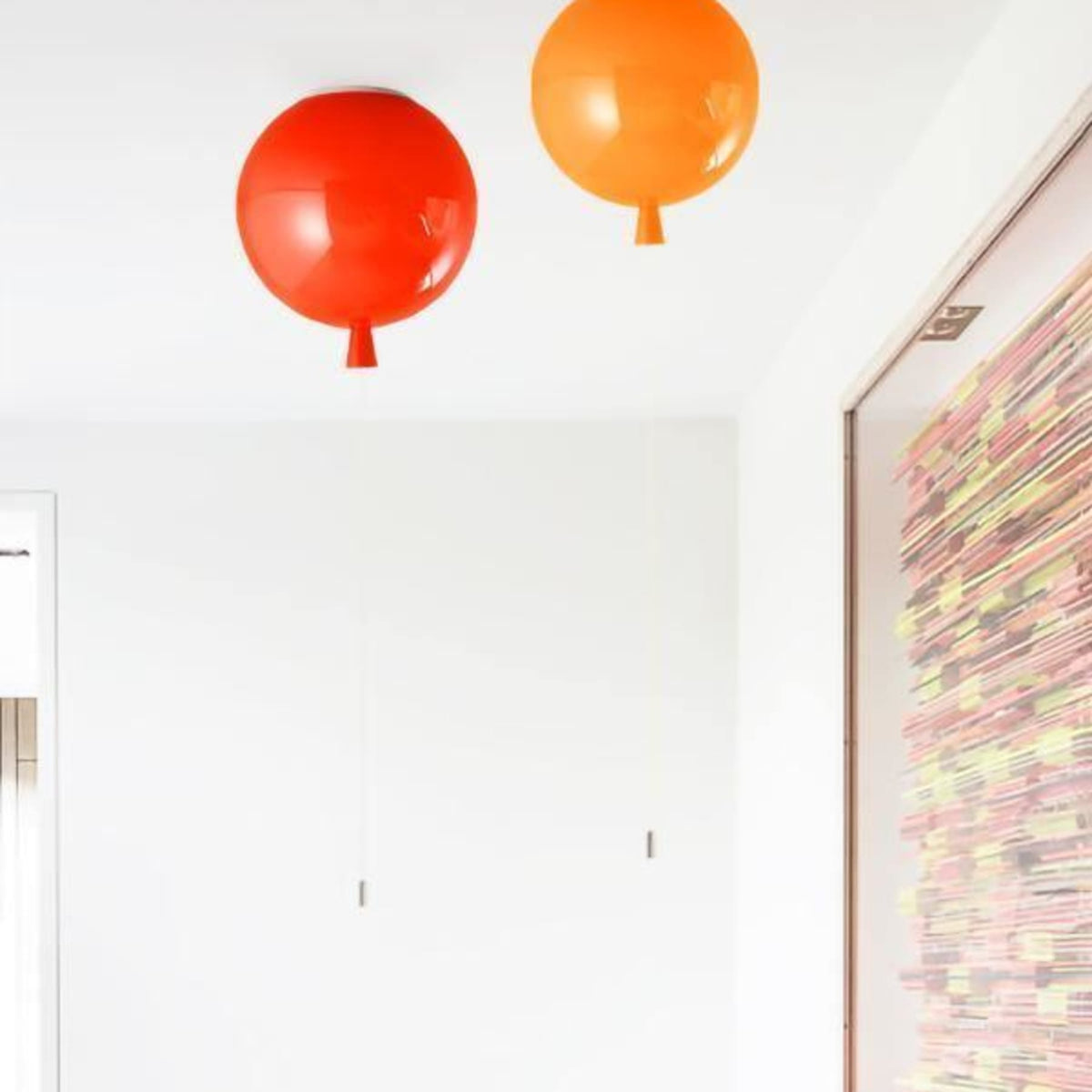 Balloon-Shaped Acrylic Flush Mount Ceiling Light