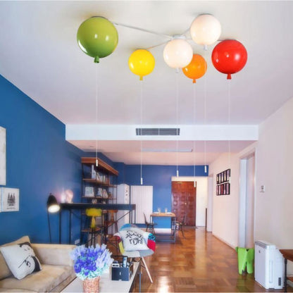 Balloon-Shaped Acrylic Flush Mount Ceiling Light