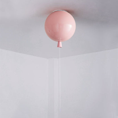 Balloon-Shaped Acrylic Flush Mount Ceiling Light