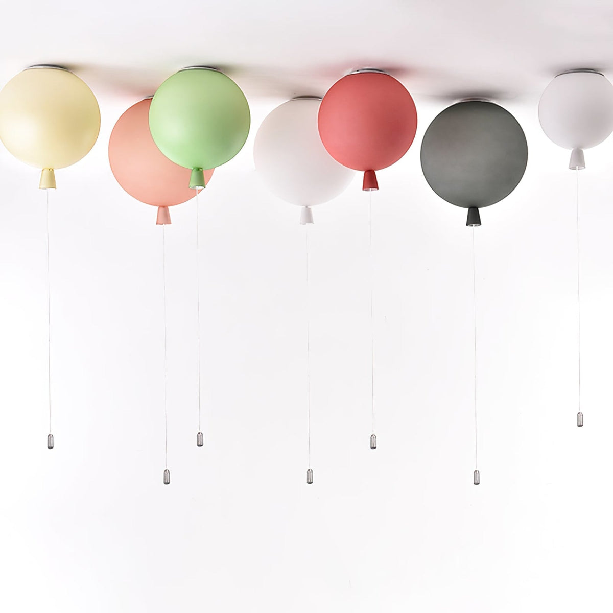 Balloon-Shaped Acrylic Flush Mount Ceiling Light