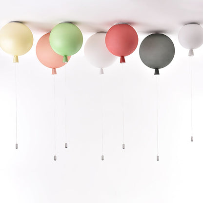 Balloon-Shaped Acrylic Flush Mount Ceiling Light