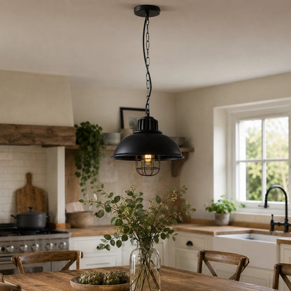 Vintage Industrial Dome Pendant Light