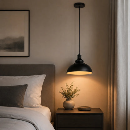Vintage Industrial Dome Pendant Light
