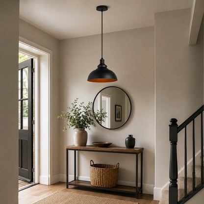 Vintage Industrial Dome Pendant Light