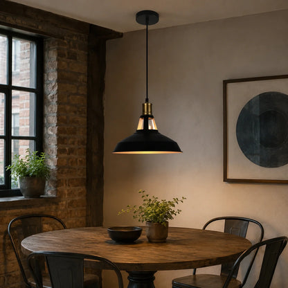 Vintage Industrial Dome Pendant Light