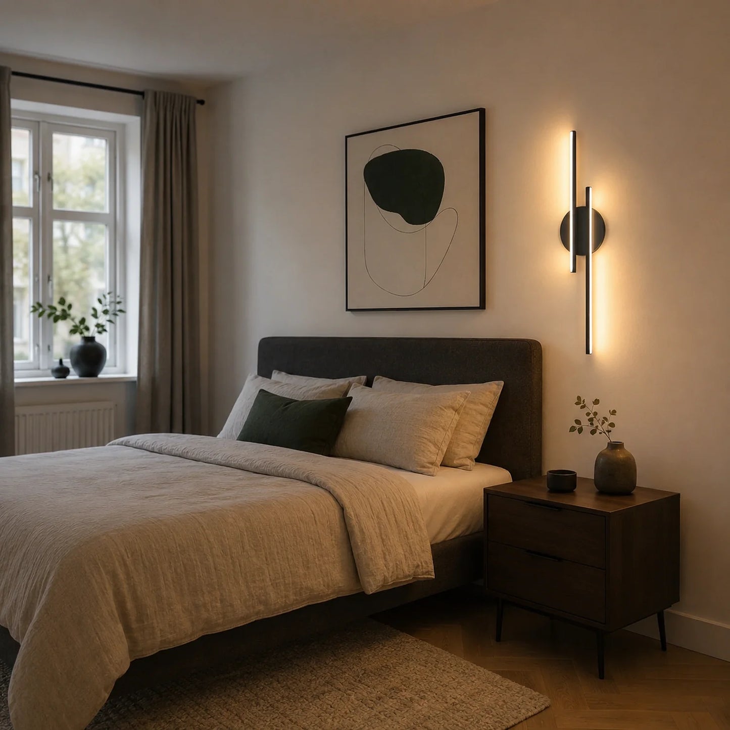 Modern LED Wall Light with Adjustable Orientation