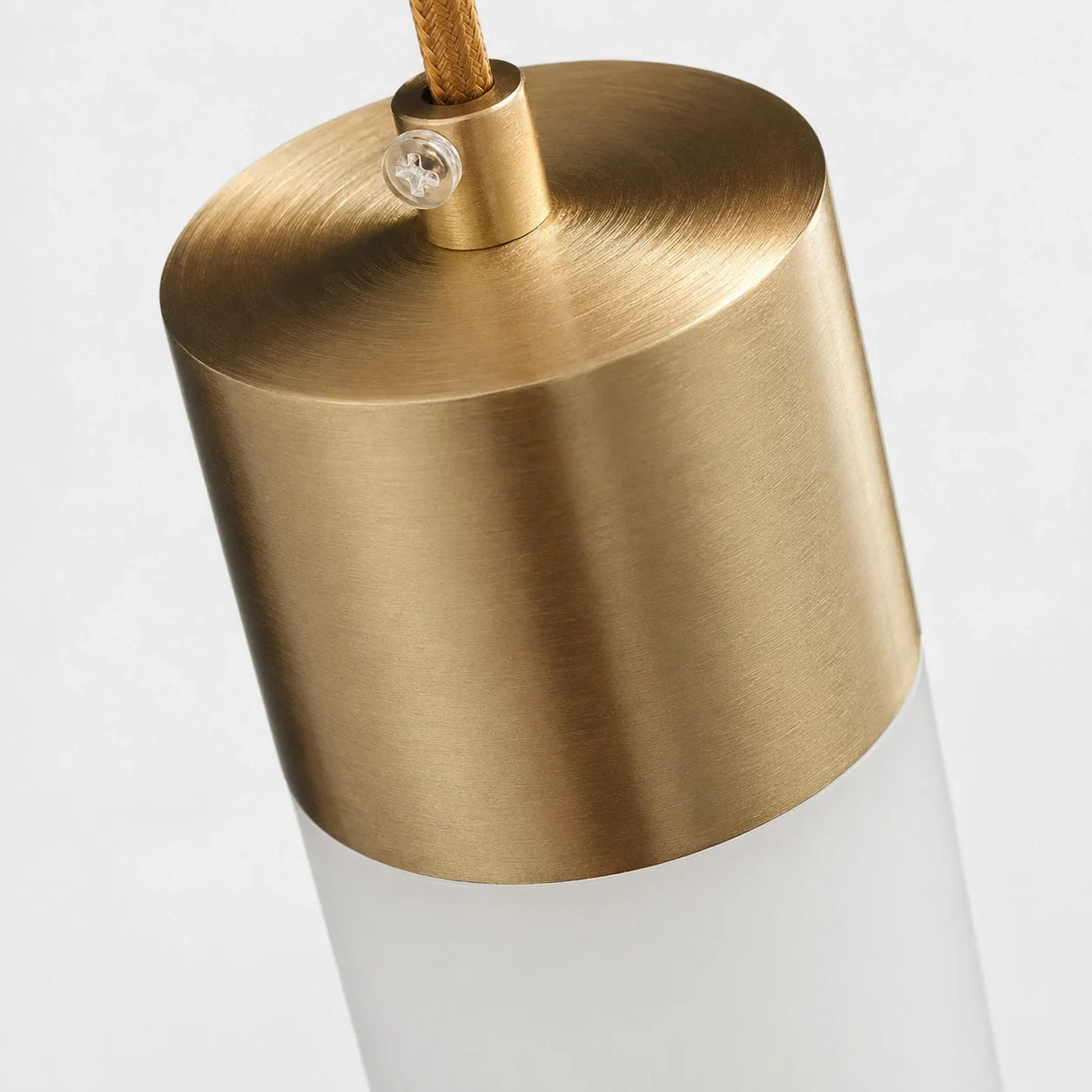 Retro LED Pendant Light with Marble and Acrylic Effect