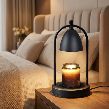 Candle warmer lamp with timer switch