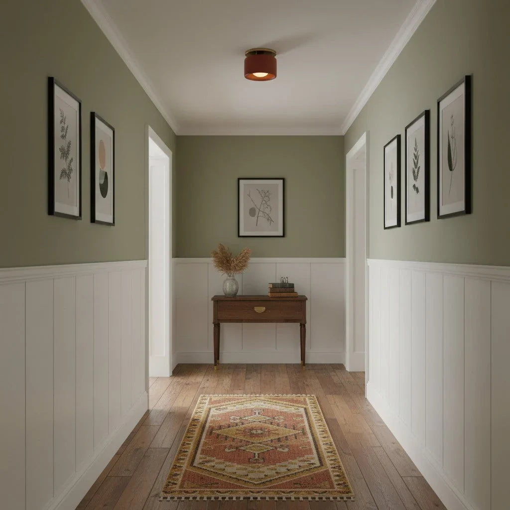 Ceramic flush mount ceiling light product view
