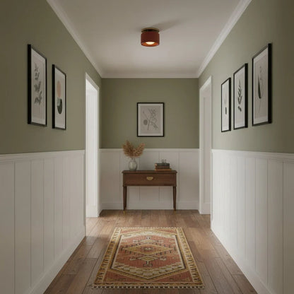 Ceramic flush mount ceiling light product view