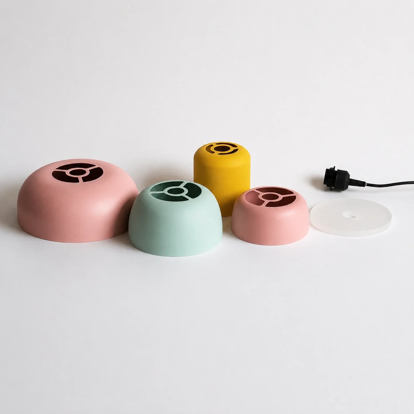 Modern Macaron Pendant Light with Iron and Acrylic Shade