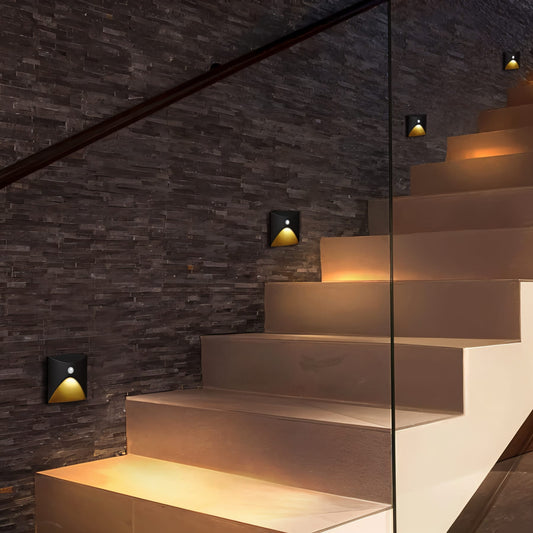Compact Metal Step Light with Motion Sensor Option — product view 1