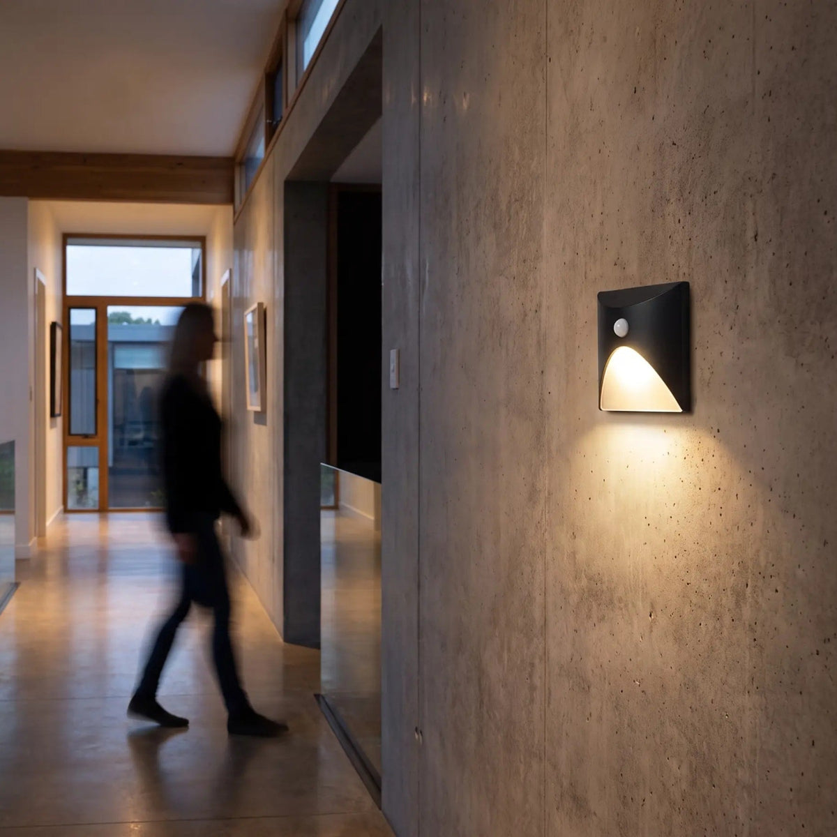 Compact Metal Step Light with Motion Sensor Option — product view 2