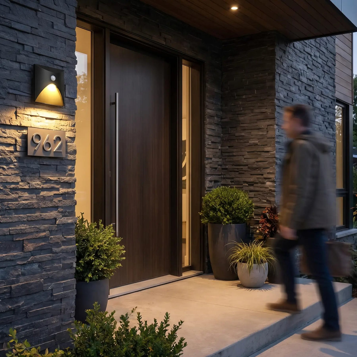 Compact Metal Step Light with Motion Sensor Option — product view 3