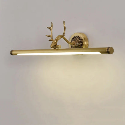 48 cm copper bathroom mirror light with warm white LED