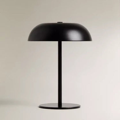 Black metal LED table lamp