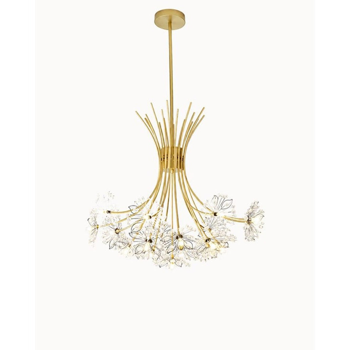 Crystal Flower Bouquet Chandelier